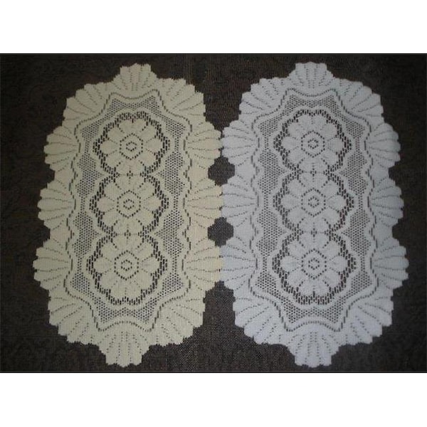Tapestry Trading Tapestry Trading 558I1616 16 x 16 in. European Lace Doily; Ivory 558I1616 - main